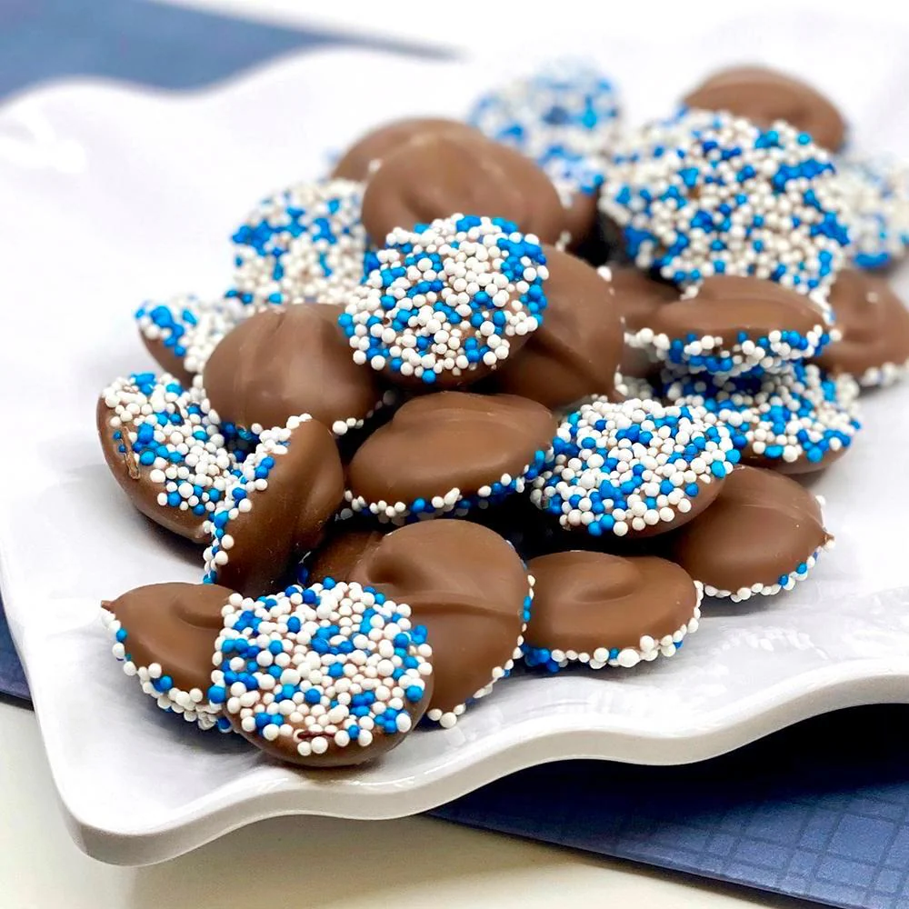 Nibbles and Bits Milk Chocolate 8oz. Nonpareils