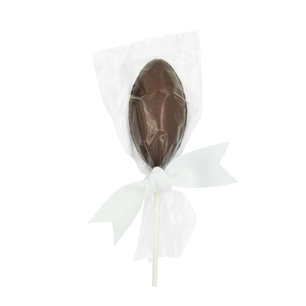 Nibbles and Bits Milk Chocolate Football Lollipop - Image 2