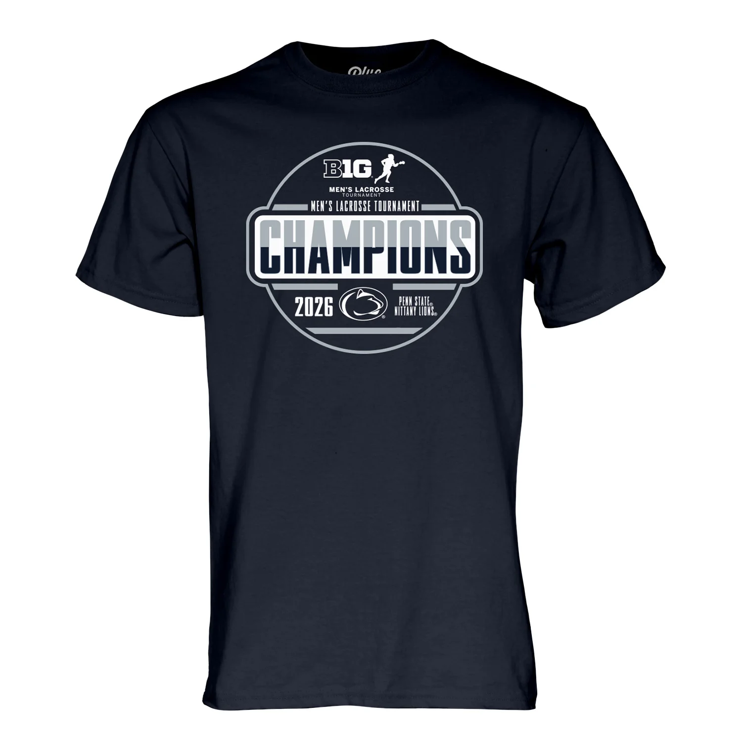 Penn State 2026 B1G Men's Lacrosse Champions T-Shirt