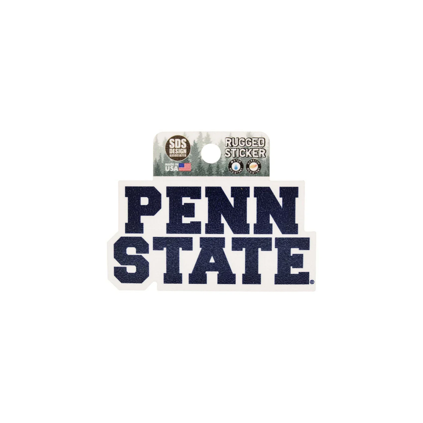 Penn State Block Rugged Sticker