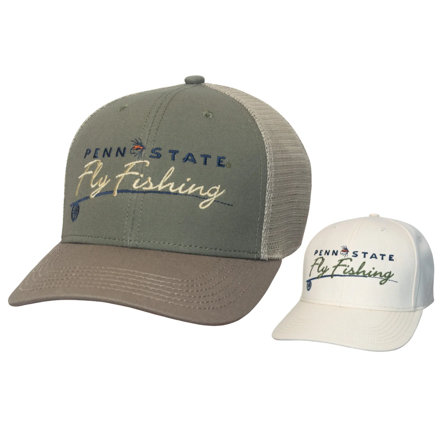 Penn State Fly Fishing Structured Snapback Trucker Hat