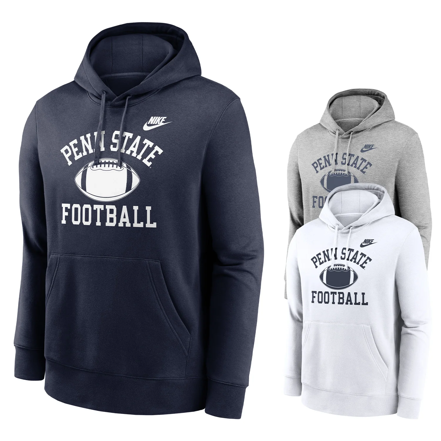 Penn State Nike Football Logo Hooded Sweatshirt