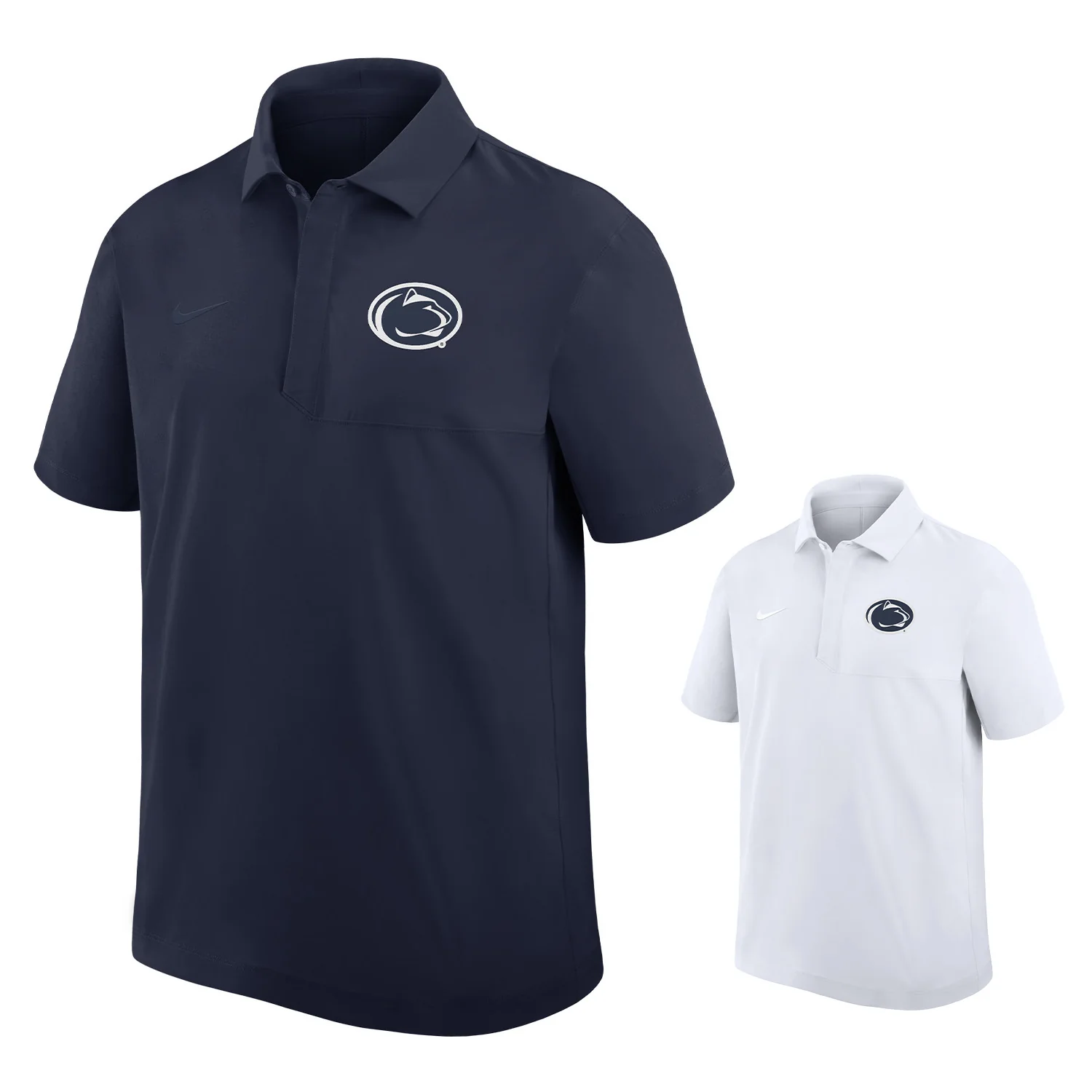 Penn State Nike Sideline Woven Dri-Fit Polo Dress Shirt