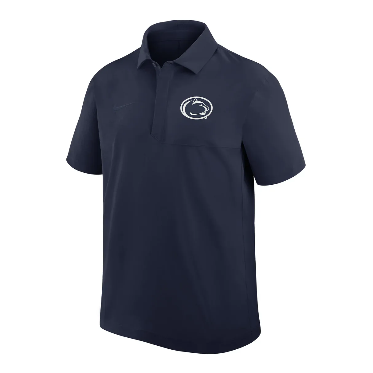 Penn State Nike Sideline Woven Dri-Fit Polo Dress Shirt - Image 2