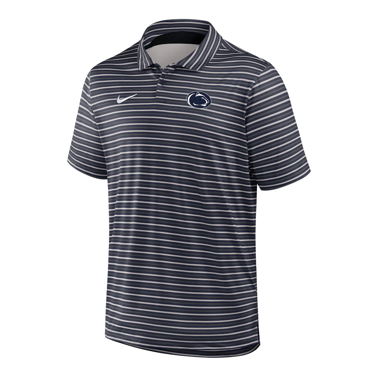 Penn State Nike Tour Stripe Polo Dress Shirt - Image 2