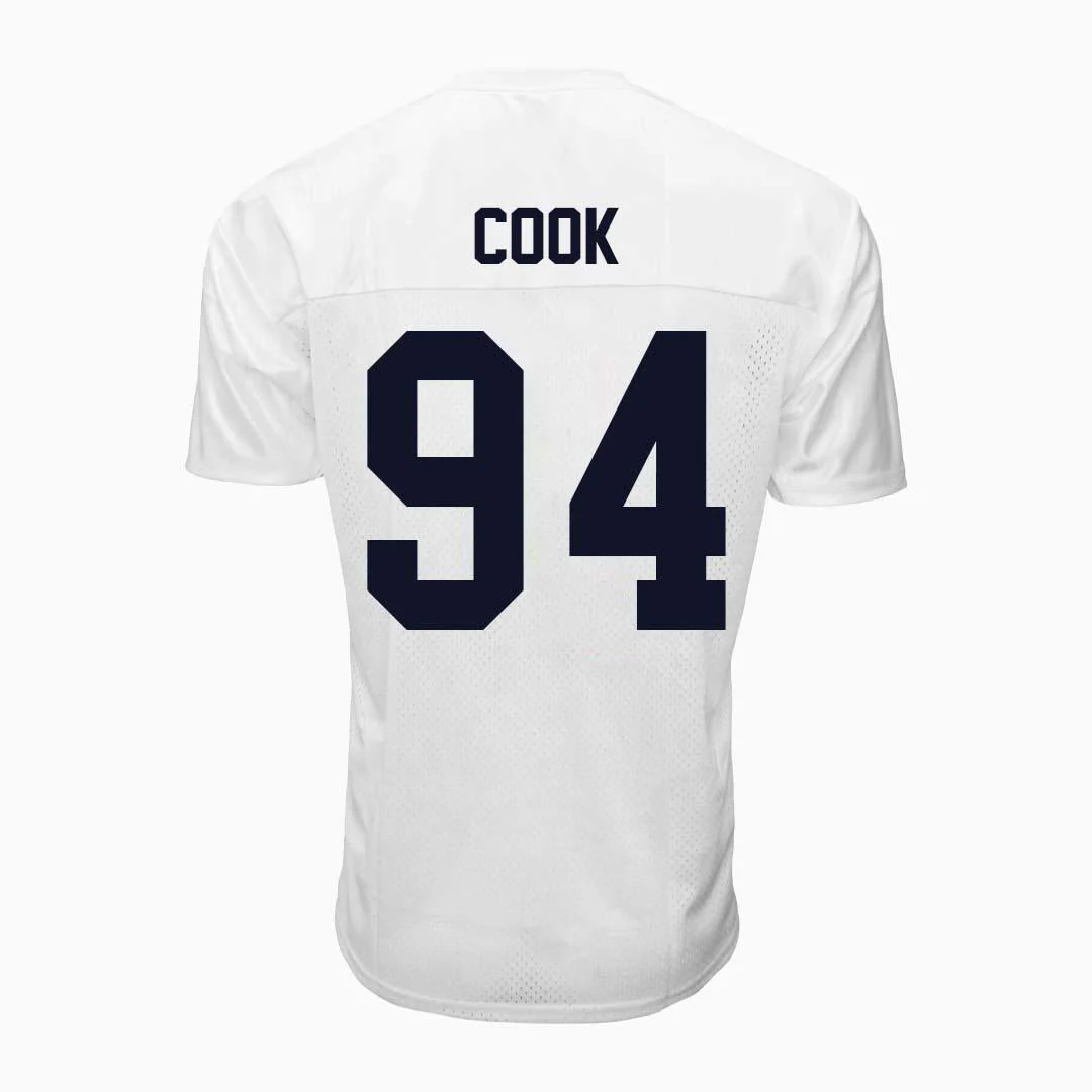 Penn State NIL De'Andre Cook #94 Football Jersey - Image 5