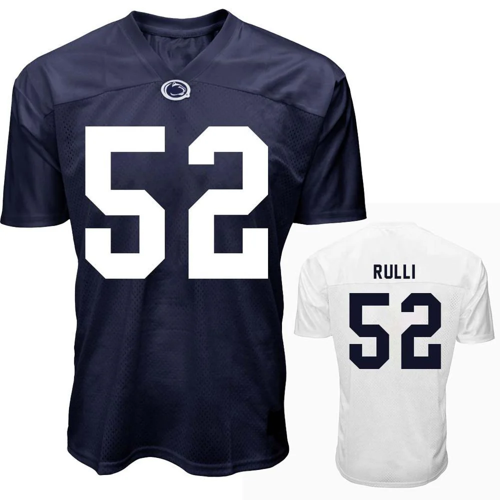 Penn State NIL Dominic Rulli #52 Football Jersey