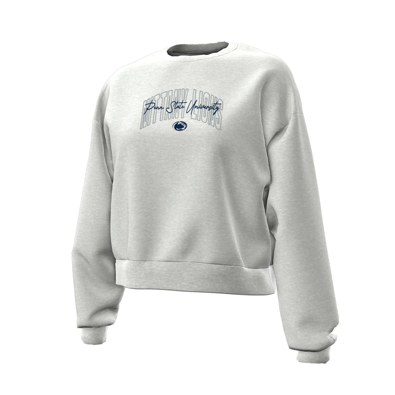 Penn State Under Armour Women's Icon Waist-Length Cropped Crewneck Sweatshirt