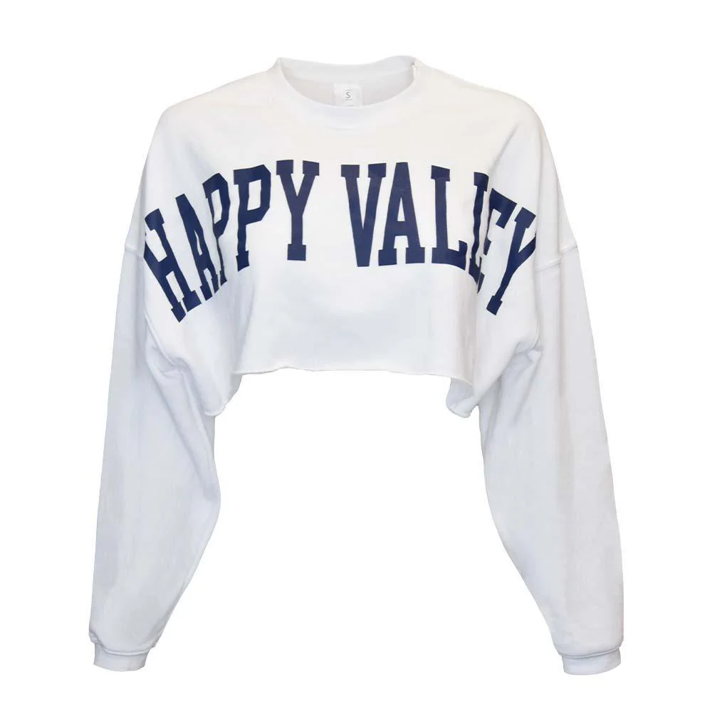 Penn State Woman's Uber Cropped Fleece Crew