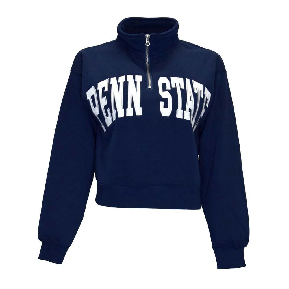 Penn State Women's Cropped Quarter-Zip - Image 2