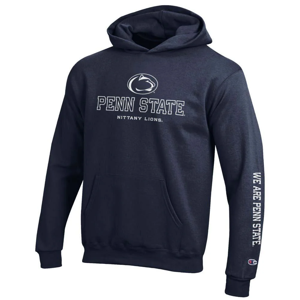 Penn State Youth Champion Powerblend Hooded Sweatshirt - Image 2