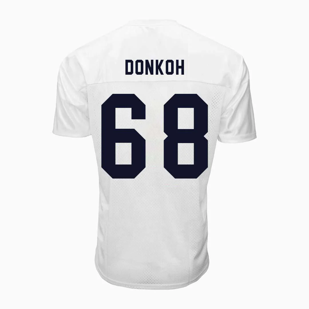 Penn State Youth NIL Anthony Donkoh #68 Football Jersey - Image 5