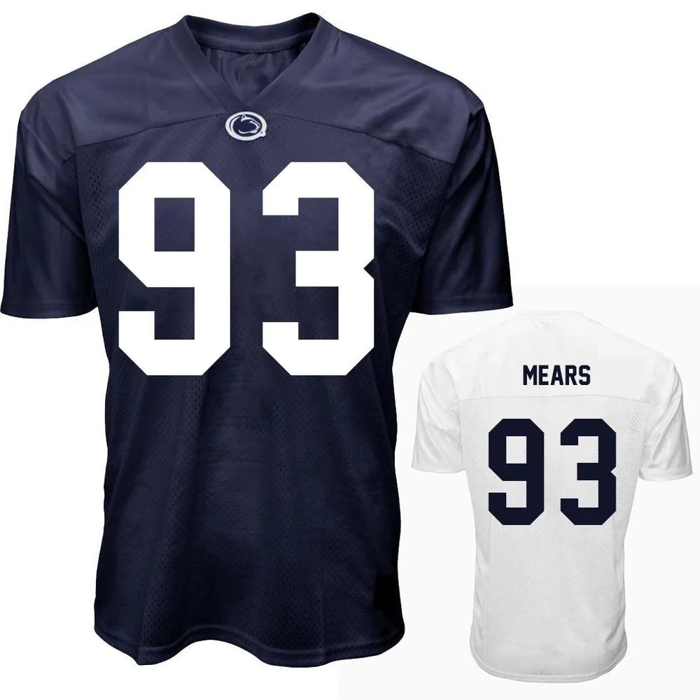 Penn State Youth NIL Bobby Mears #93 Football Jersey
