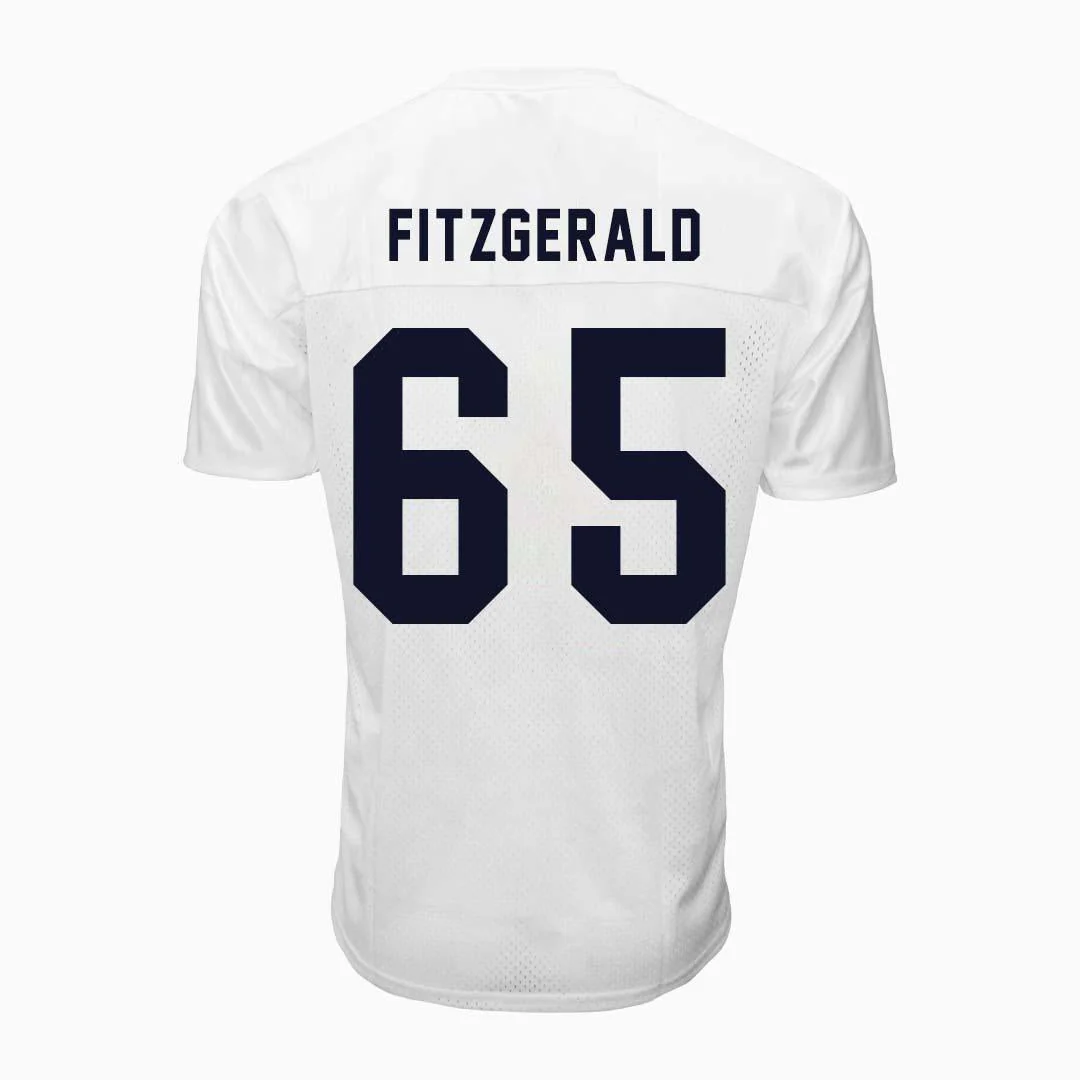 Penn State Youth NIL James Fitzgerald #65 Football Jersey - Image 5