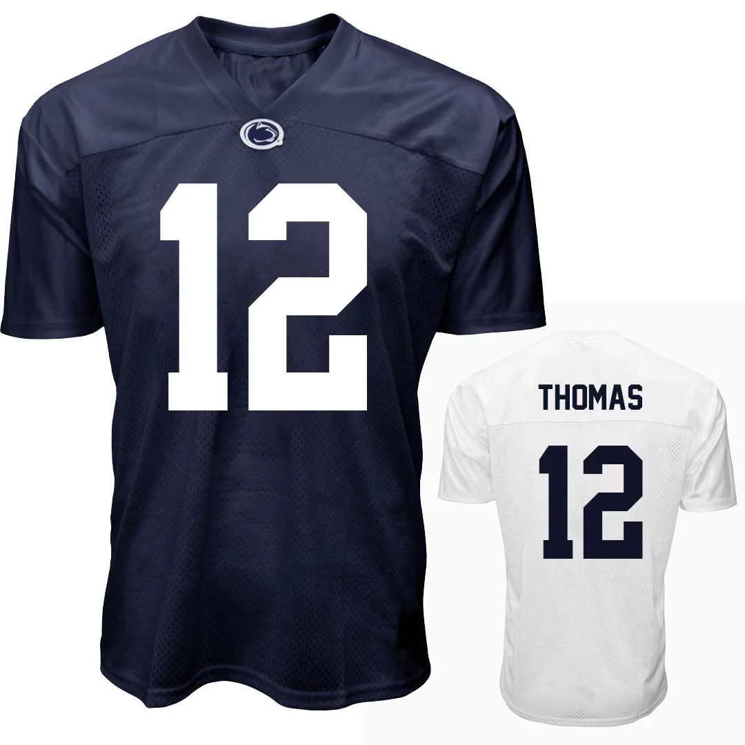 Penn State Youth NIL Xxavier Thomas #12 Football Jersey